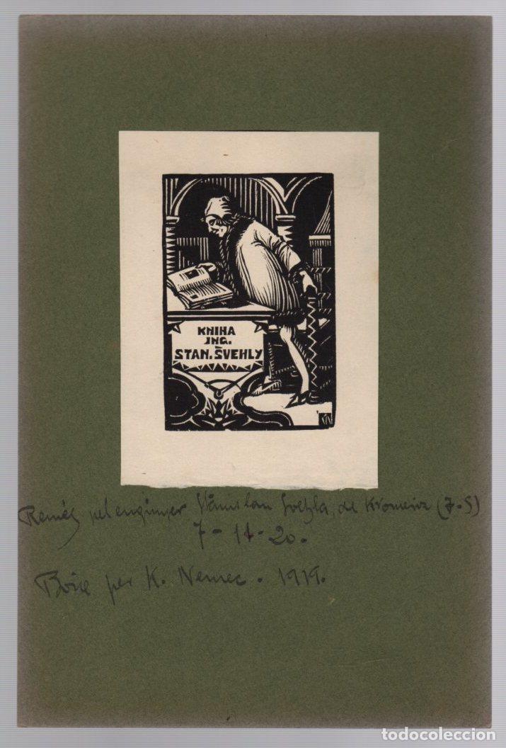 Arte: EXLIBRIS STANISLAU SVEHLY. 1919 - Foto 1
