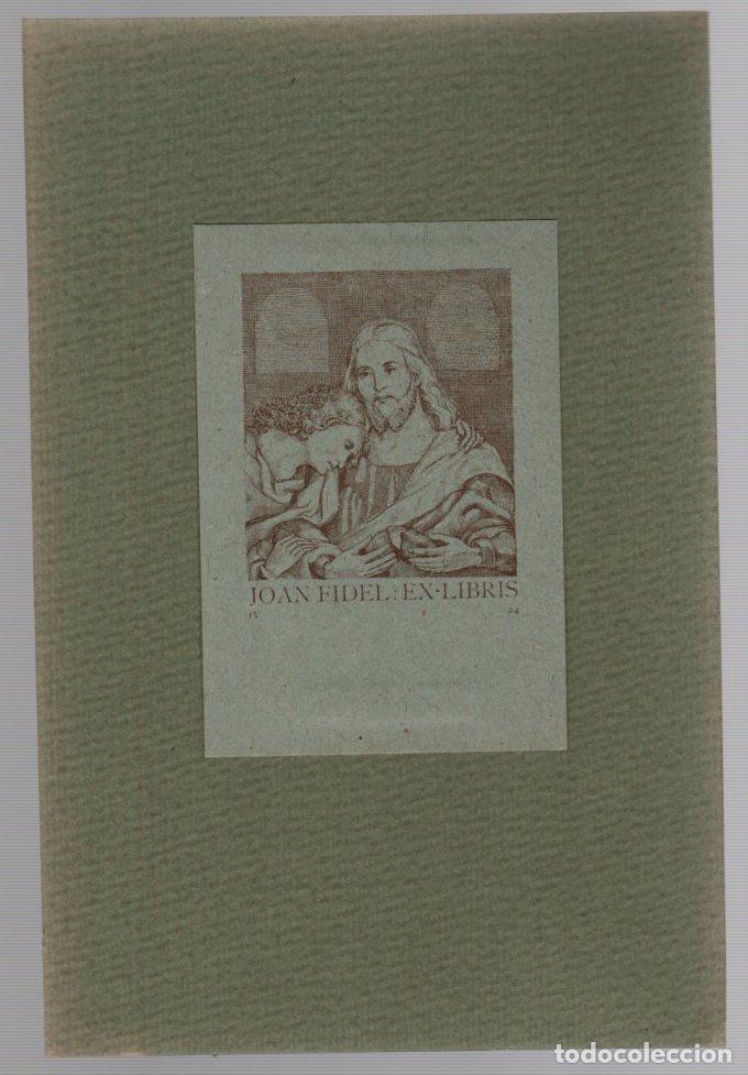 Arte: EXLIBRIS JOAN FIDEL. C. 1920 - Foto 1