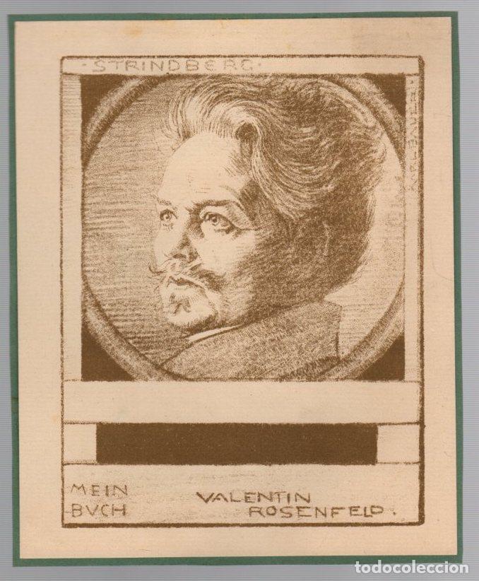Arte: EXLIBRIS VALENTIN ROSENFELD. C. 1920 - Foto 1