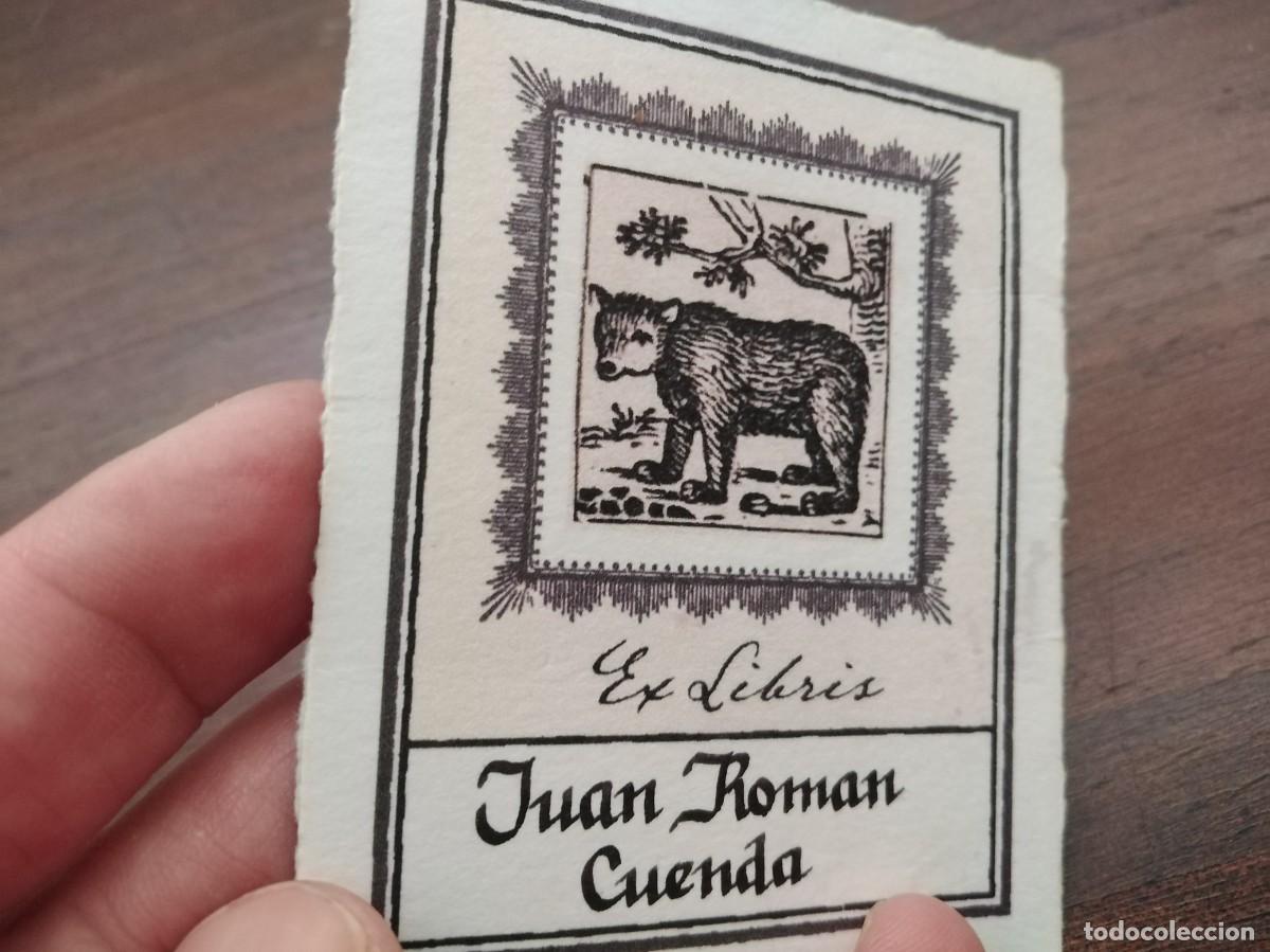 Arte: Exlibris Juan Rom&aacute;n Cuenda. Original. - Foto 3