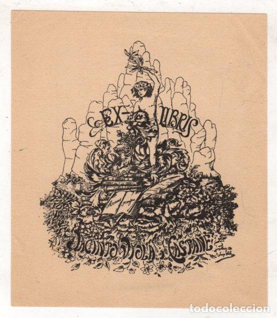 Arte: EXLIBRIS JACINTO VIOLA CASTA&Ntilde;E. 1910 - Foto 1