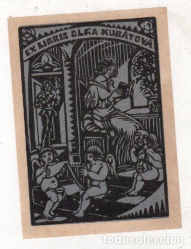 Arte: EXLIBRIS OLGA KUBATOVA. C. 1920 - Foto 1