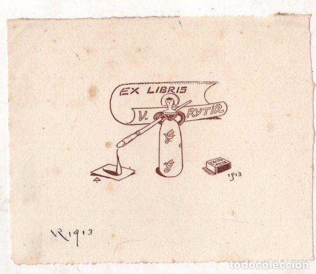 Arte: EXLIBRIS V. RYTIR. 1913 - Foto 1