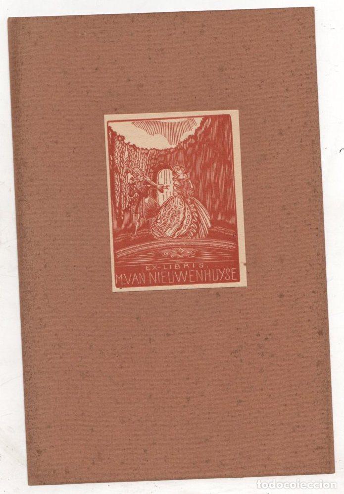 Arte: EXLIBRIS M. VAN NIEUWENHUYSE. C.1920 - Foto 1