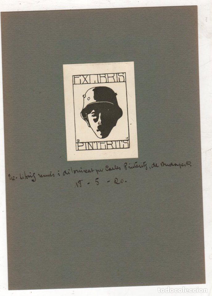 Arte: EXLIBRIS PINTERITS. BUDAPEST. A&Ntilde;O 1920 - Foto 1