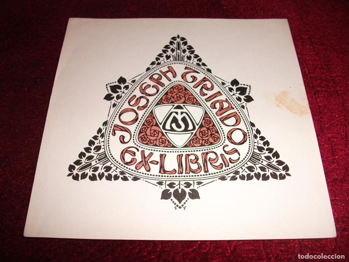 Arte: EXLIBRIS DE TRIAD&Oacute; PARA &Eacute;L - EX LIBRIS OPUS 55 - Foto 1