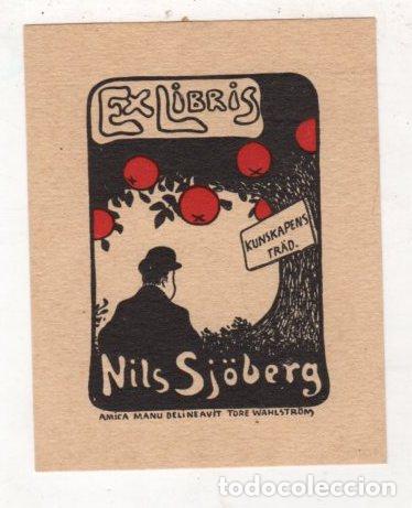 Arte: EXLIBRIS NILS SJ&Ouml;BERG. C.1905 - Foto 1