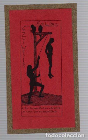 Arte: EXLIBRIS CZVR WESTEN. C. 1910 - Foto 1