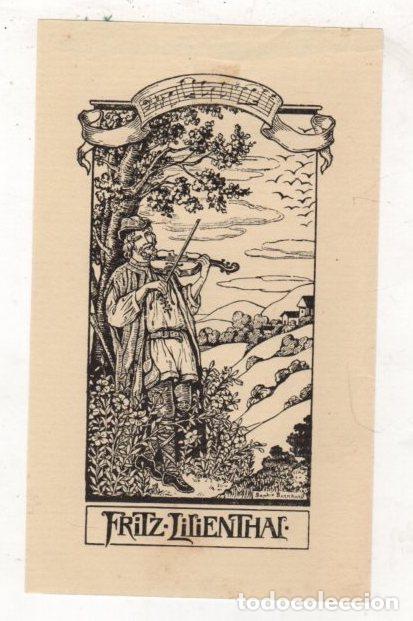 Arte: EXLIBRIS FRITZ LILIENTHAL. C. 1910 - Foto 1