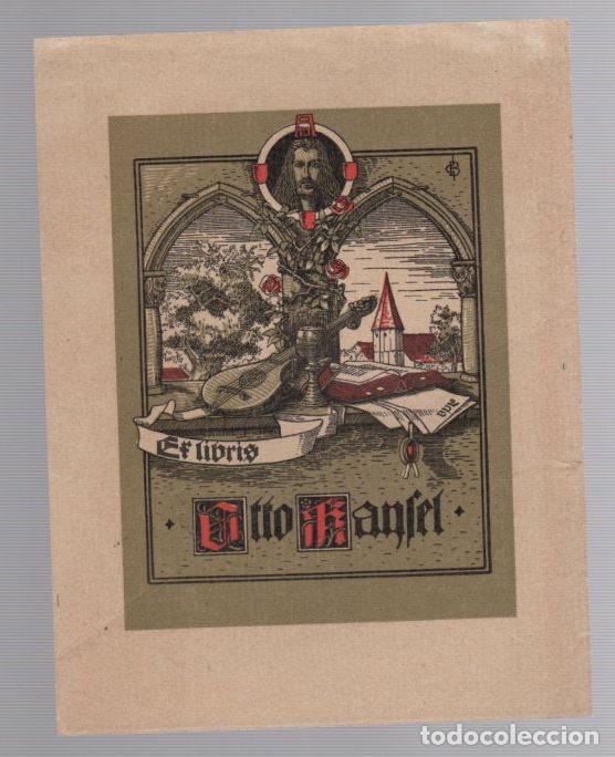 Arte: EXLIBRIS OTTO HANFEL. C. 1915 - Foto 1