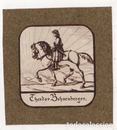 Arte: EXLIBRIS THEODOR BOHNENBERGER. C. 1920 - Foto 1