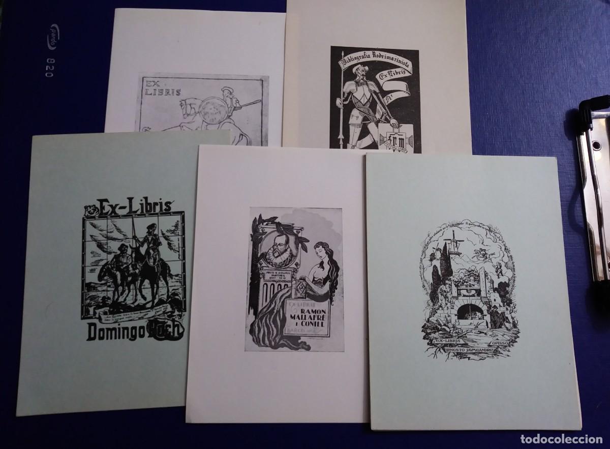 Arte: 10 EXLIBRIS DE TEM&Aacute;TICA CERVANTINA - Foto 1