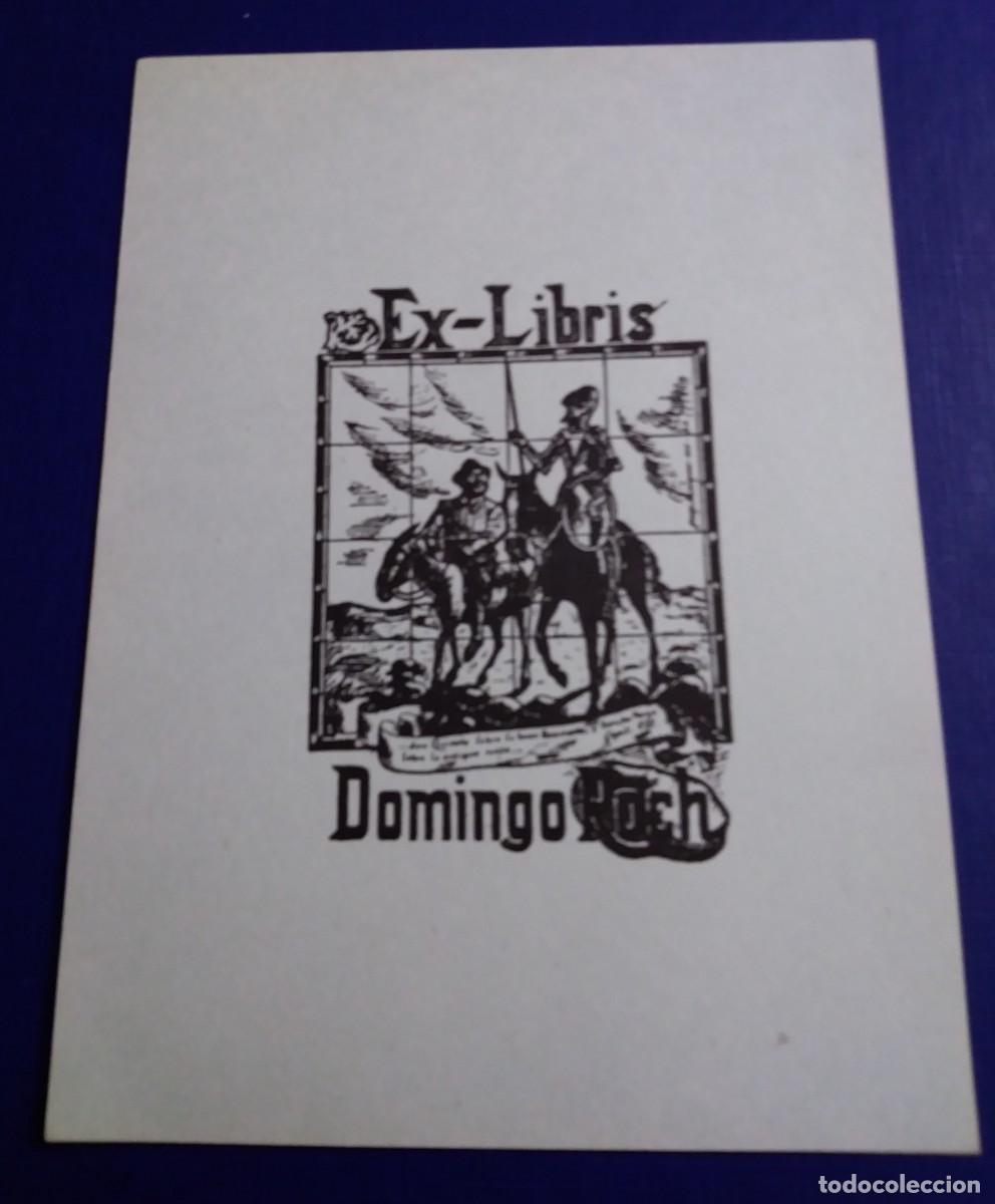 Arte: 10 EXLIBRIS DE TEM&Aacute;TICA CERVANTINA - Foto 2