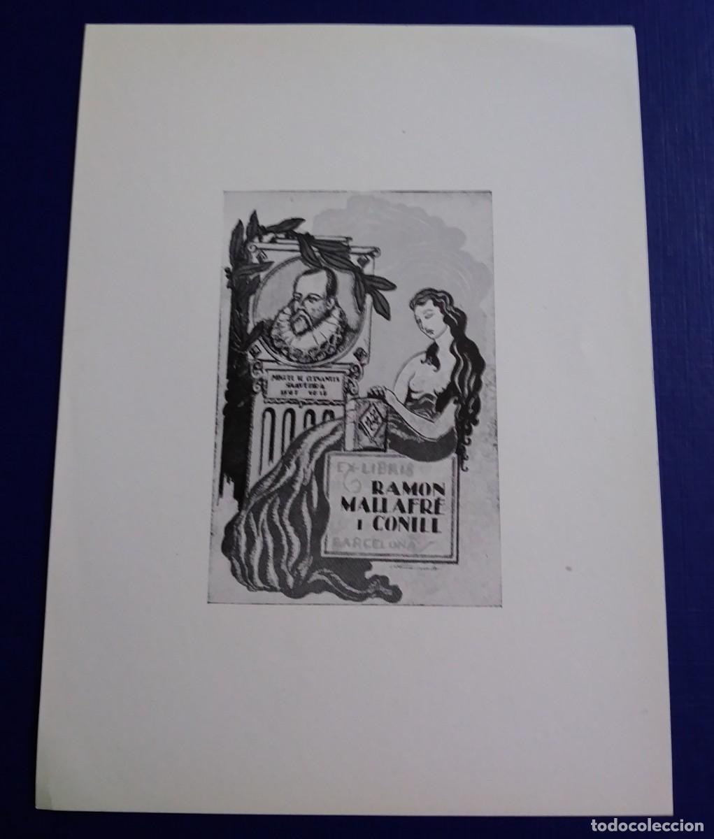 Arte: 10 EXLIBRIS DE TEM&Aacute;TICA CERVANTINA - Foto 4