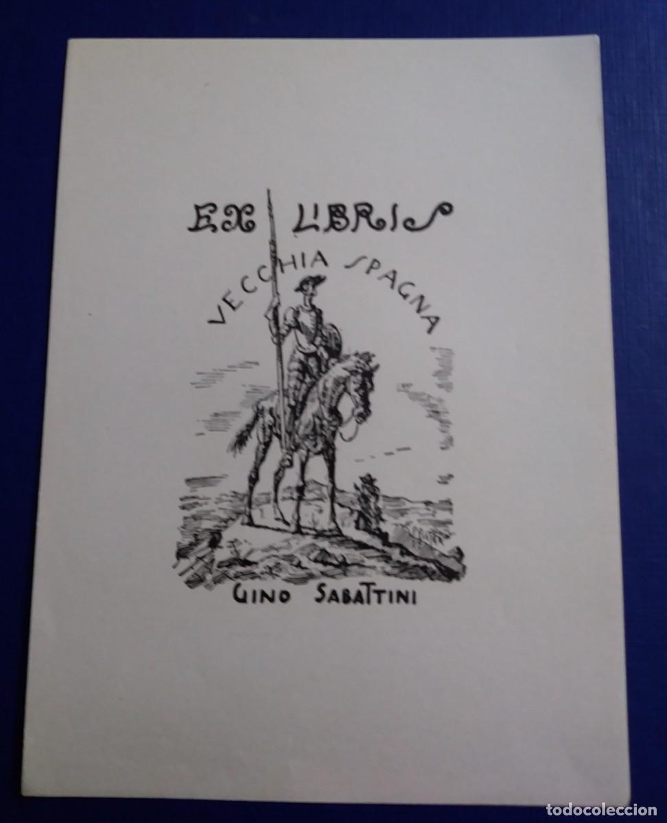 Arte: 10 EXLIBRIS DE TEM&Aacute;TICA CERVANTINA - Foto 7