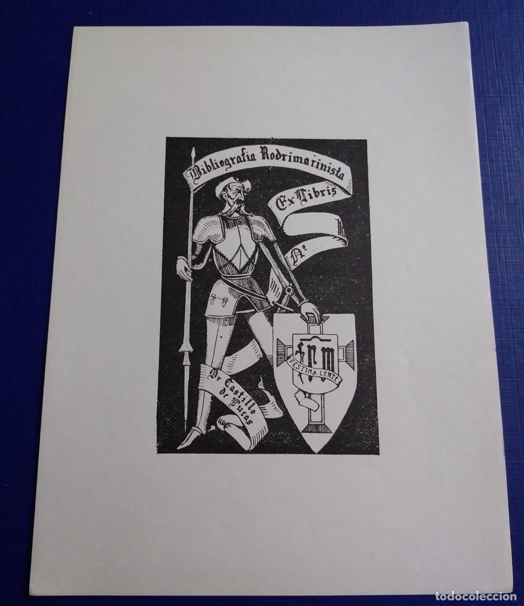 Arte: 10 EXLIBRIS DE TEM&Aacute;TICA CERVANTINA - Foto 10