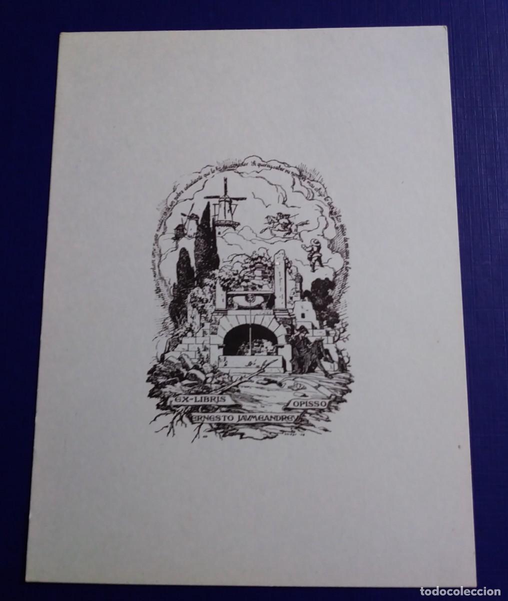 Arte: 10 EXLIBRIS DE TEM&Aacute;TICA CERVANTINA - Foto 11