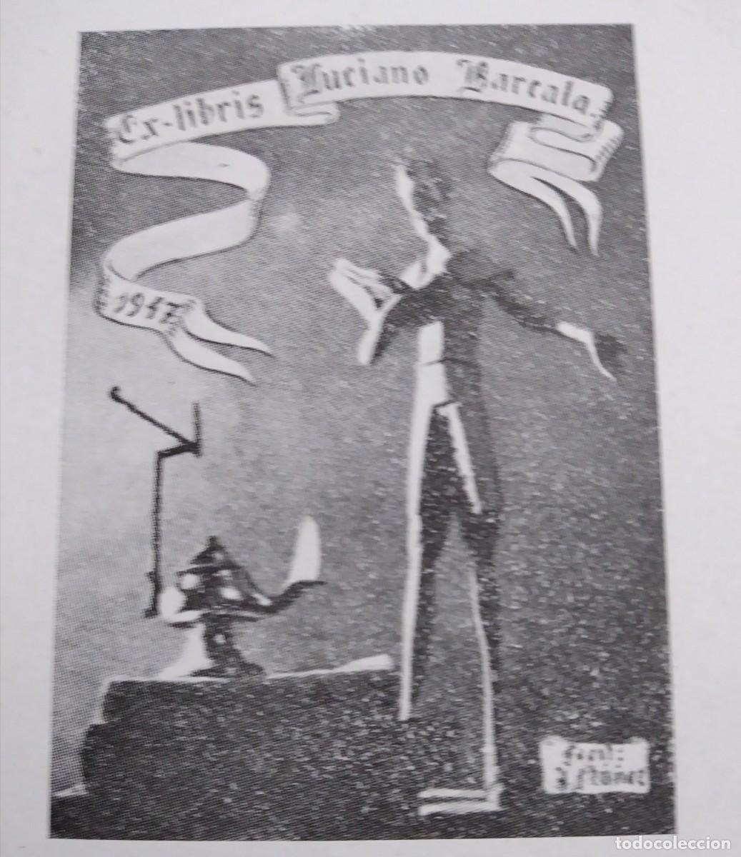 Arte: EXLIBRIS DE TEM&Aacute;TICA CERVANTINA - DON QUIJOTE LEYENDO - Foto 1