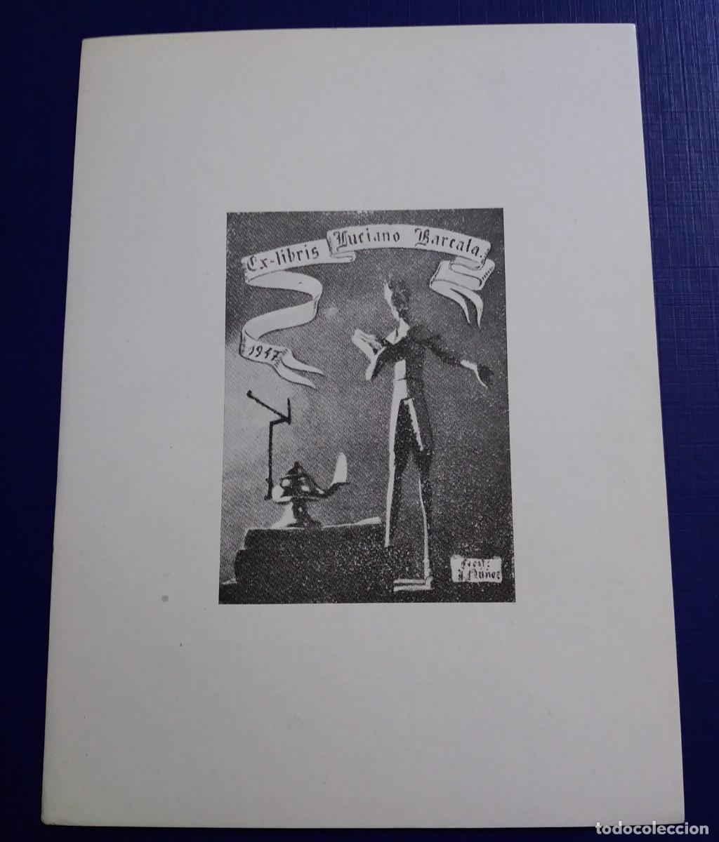 Arte: EXLIBRIS DE TEM&Aacute;TICA CERVANTINA - DON QUIJOTE LEYENDO - Foto 2