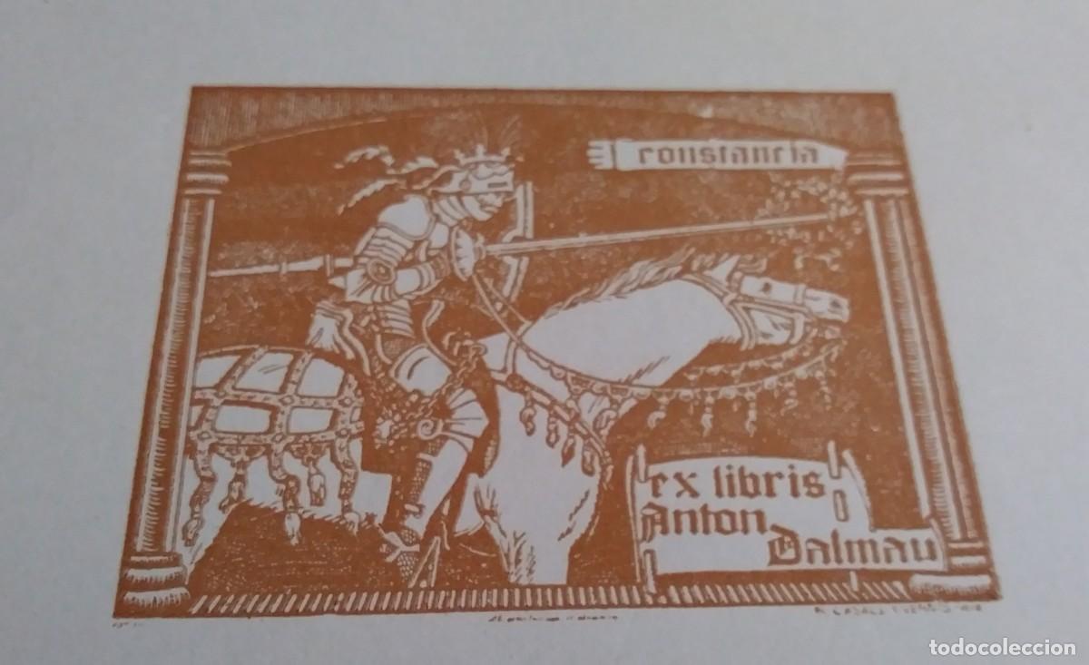 Arte: EXLIBRIS DE TEM&Aacute;TICA CERVANTINA - LIBROS DE CABALLER&Iacute;A - Foto 1
