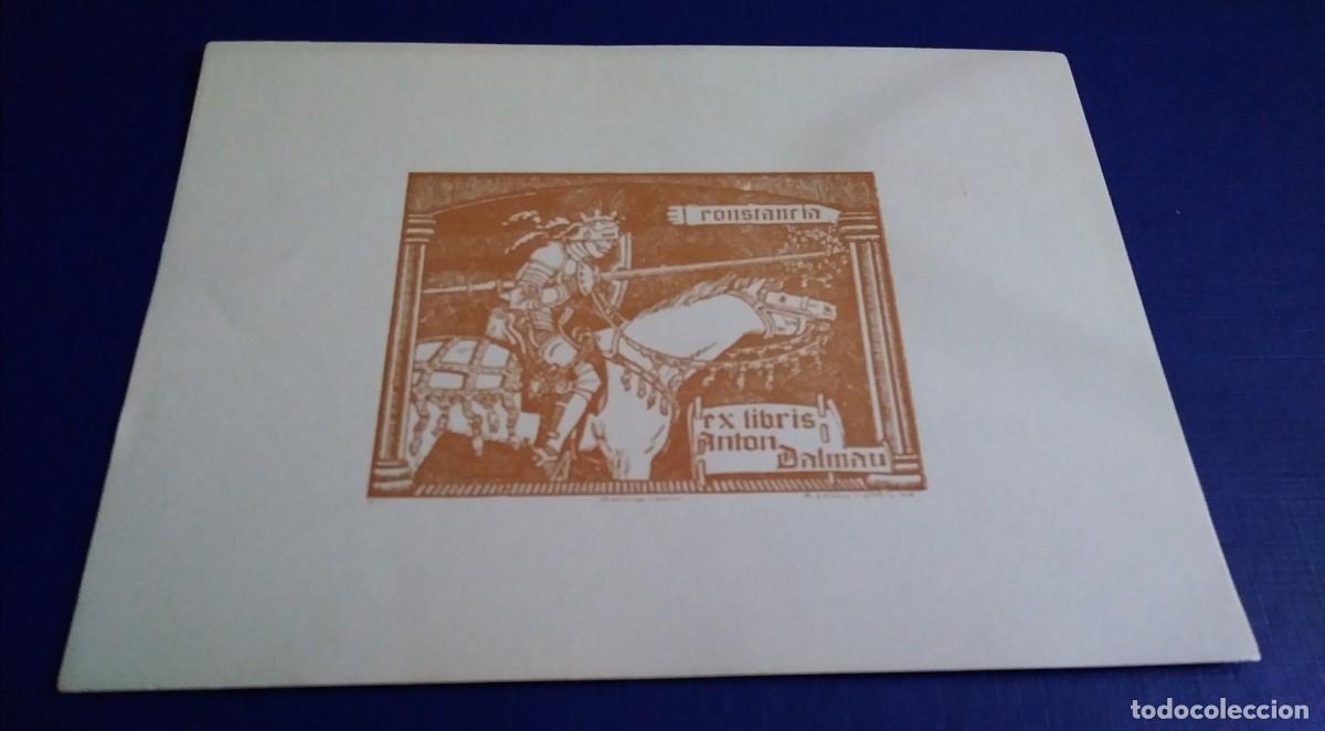 Arte: EXLIBRIS DE TEM&Aacute;TICA CERVANTINA - LIBROS DE CABALLER&Iacute;A - Foto 2