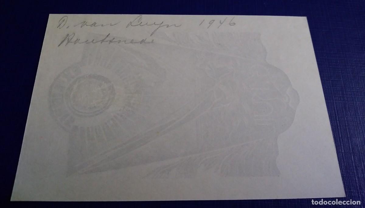 Arte: EXLIBRIS DE BARCO VELERO Y MUJER - Foto 2