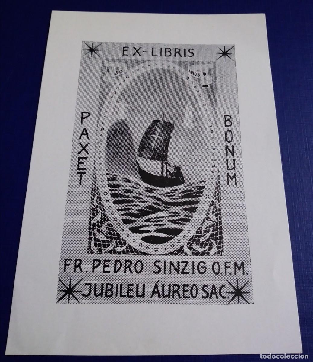 Arte: EXLIBRIS DE BARCO CON CRUZ - Foto 1