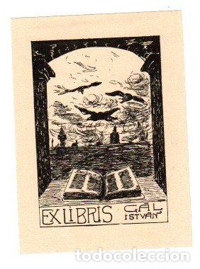 Arte: EXLIBRIS CAL ISTVAN. C. 1930 - Foto 1
