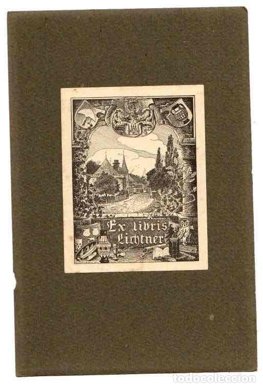 Arte: EXLIBRIS LICHTNER. C. 1902, W. SCHR&Ouml;DER - Foto 1