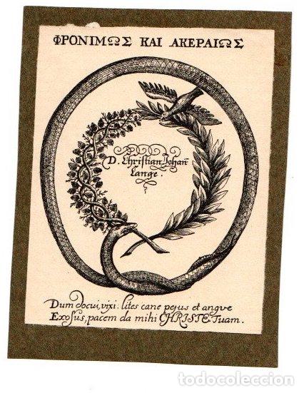 Arte: EXLIBRIS GRIEGO. C. 1920 - Foto 1