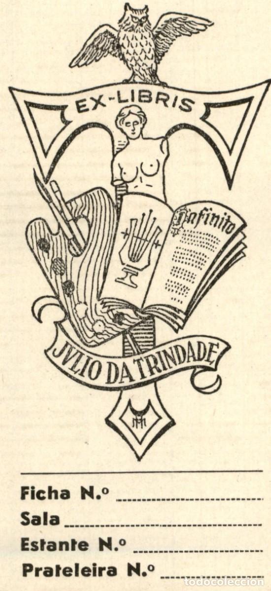 Arte: Julio da Trindade Infinito 11 x 7 cms &ndash; Ex Libris, Bookplate, Exlibris - Foto 1