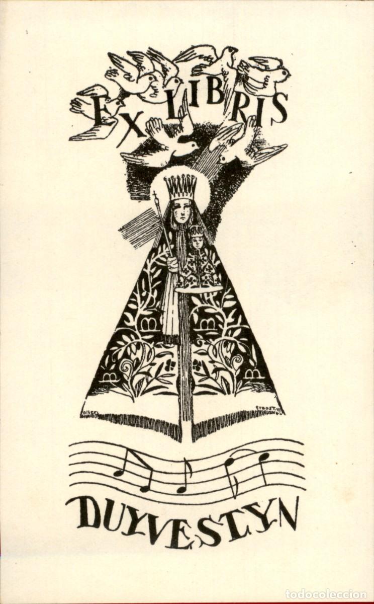 Arte: Duyveslyn 8 x 7 cms &ndash; Ex Libris, Bookplate, Exlibris - Foto 2