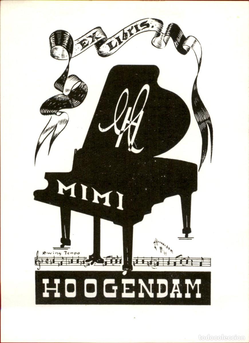 Arte: Mimi Hoogendam 9 x 7 cms &ndash; Ex Libris, Bookplate, Exlibris - Foto 2