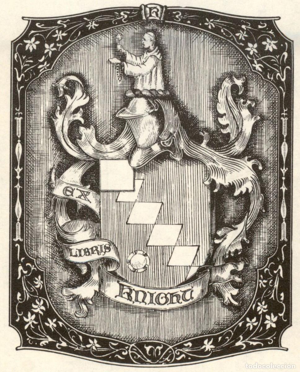 Arte: Krightx 9 x 7 cms &ndash; Ex Libris, Bookplate, Exlibris - Foto 1