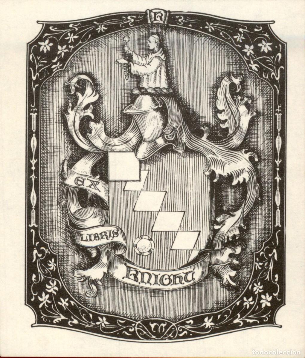 Arte: Krightx 9 x 7 cms &ndash; Ex Libris, Bookplate, Exlibris - Foto 2