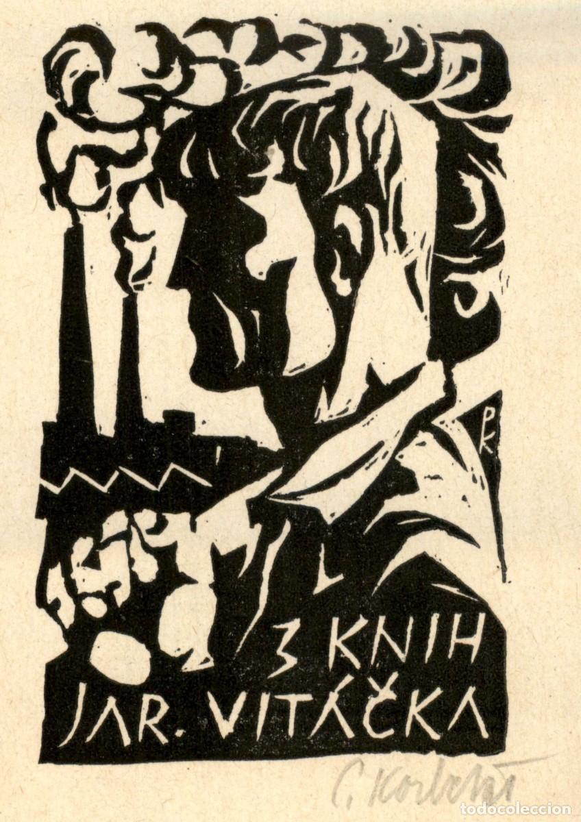 Arte: 3 Knih Jar. Vitacka 10 x 7 cms &ndash; Ex Libris, Bookplate, Exlibris - Foto 1