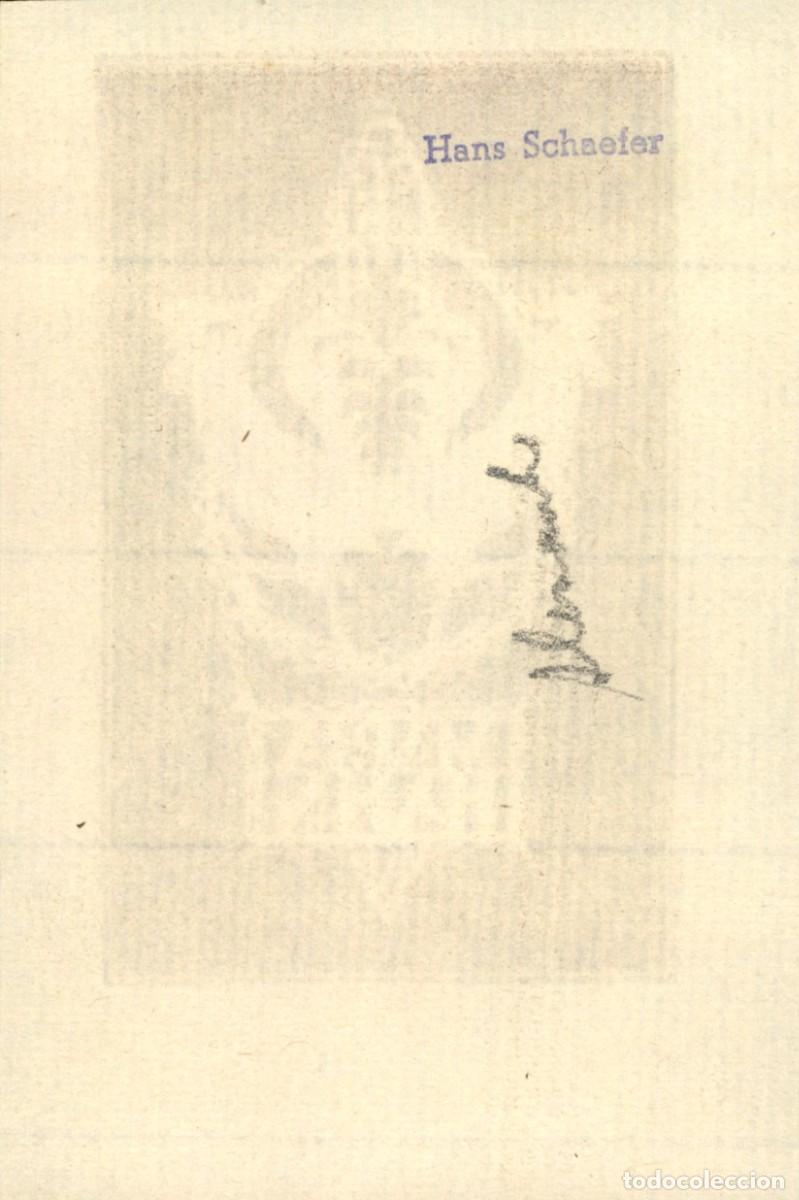 Arte: Maria Hahn &ndash; Hans Schaefer 10 x 7 cms &ndash; Ex Libris, Bookplate, Exlibris - Foto 4