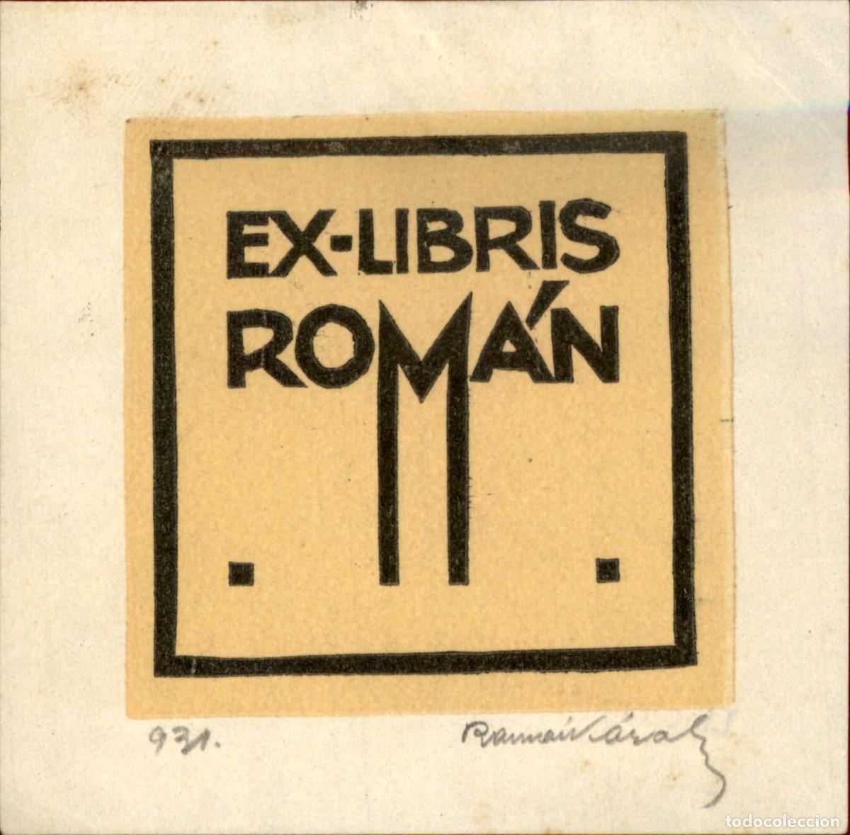 Arte: Roman 6 x 7 cms &ndash; Ex Libris, Bookplate, Exlibris - Foto 2
