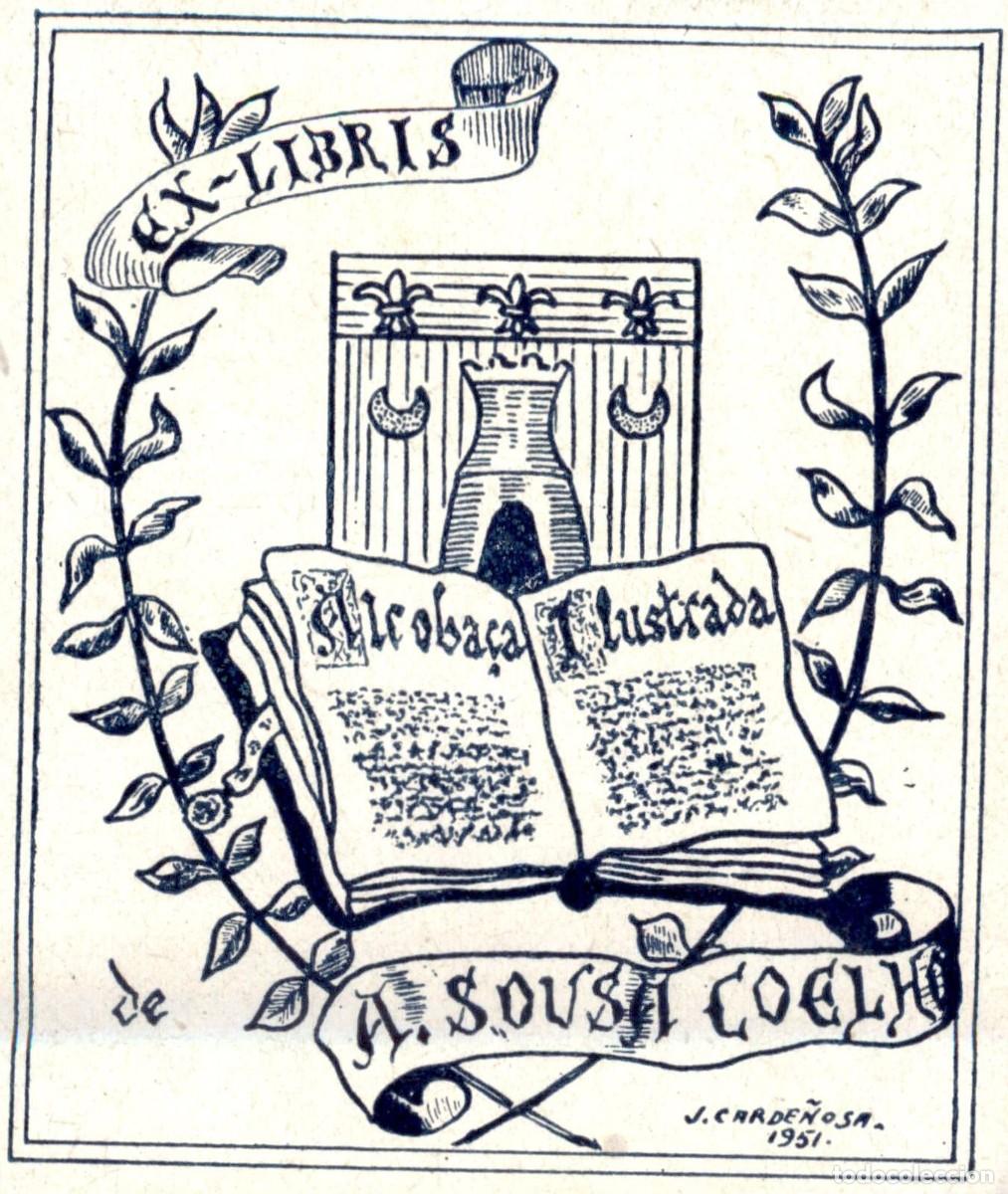 Arte: A. Sousa Coelho 7 x 6 cms &ndash; Ex Libris, Bookplate, Exlibris - Foto 1