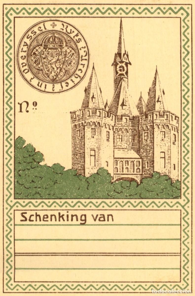 Arte: Overyssel ryts 8 x 6 cms &ndash; Ex Libris, Bookplate, Exlibris - Foto 1