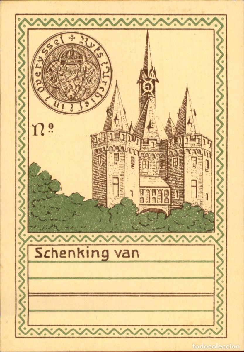 Arte: Overyssel ryts 8 x 6 cms &ndash; Ex Libris, Bookplate, Exlibris - Foto 2