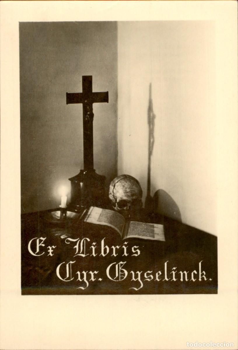 Arte: Cyr. Byselinck 9 x 6 cms &ndash; Ex Libris, Bookplate, Exlibris - Foto 2