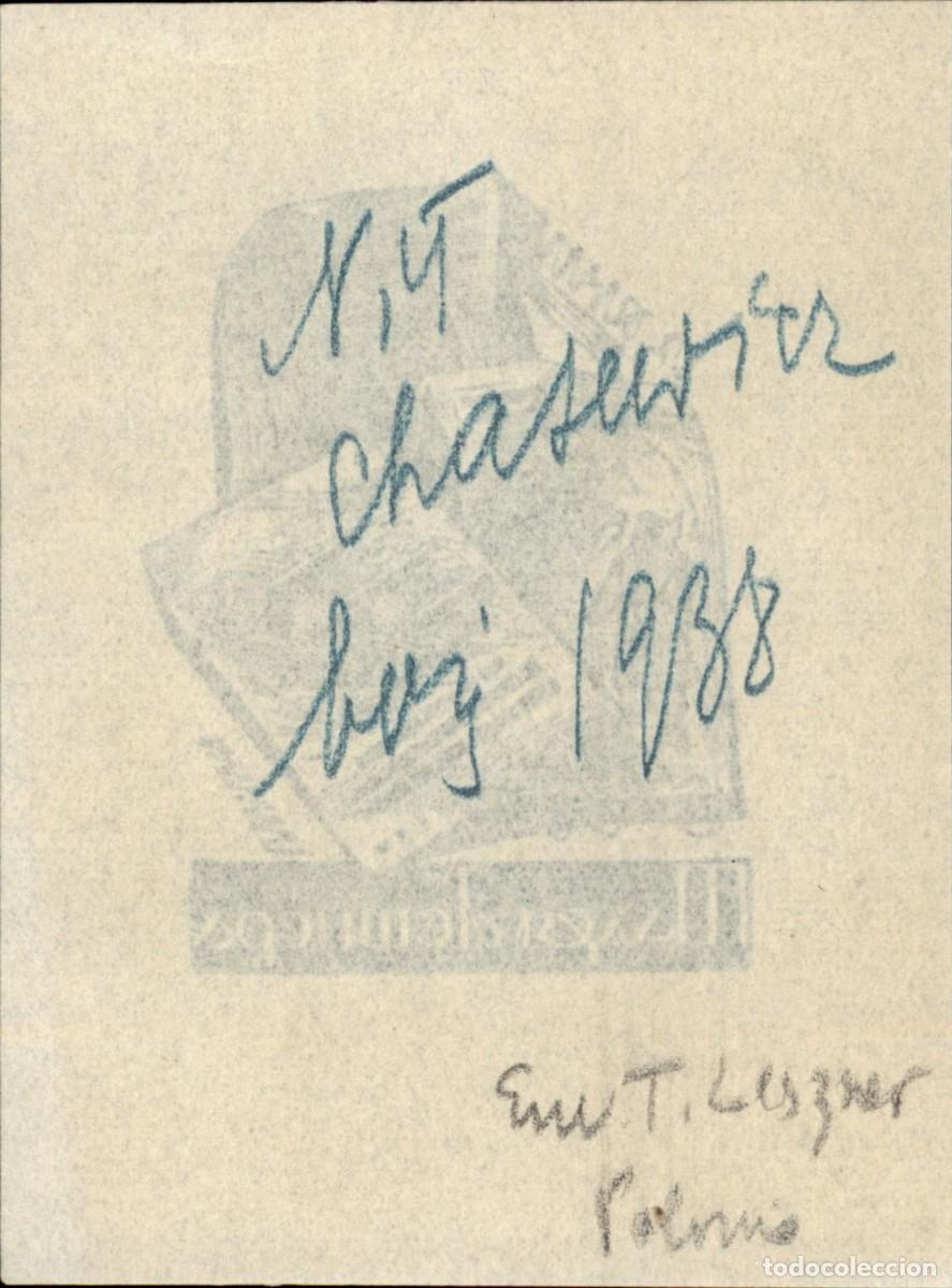 Arte: 8 x 6 cms &ndash; Ex Libris, Bookplate, Exlibris - Foto 4