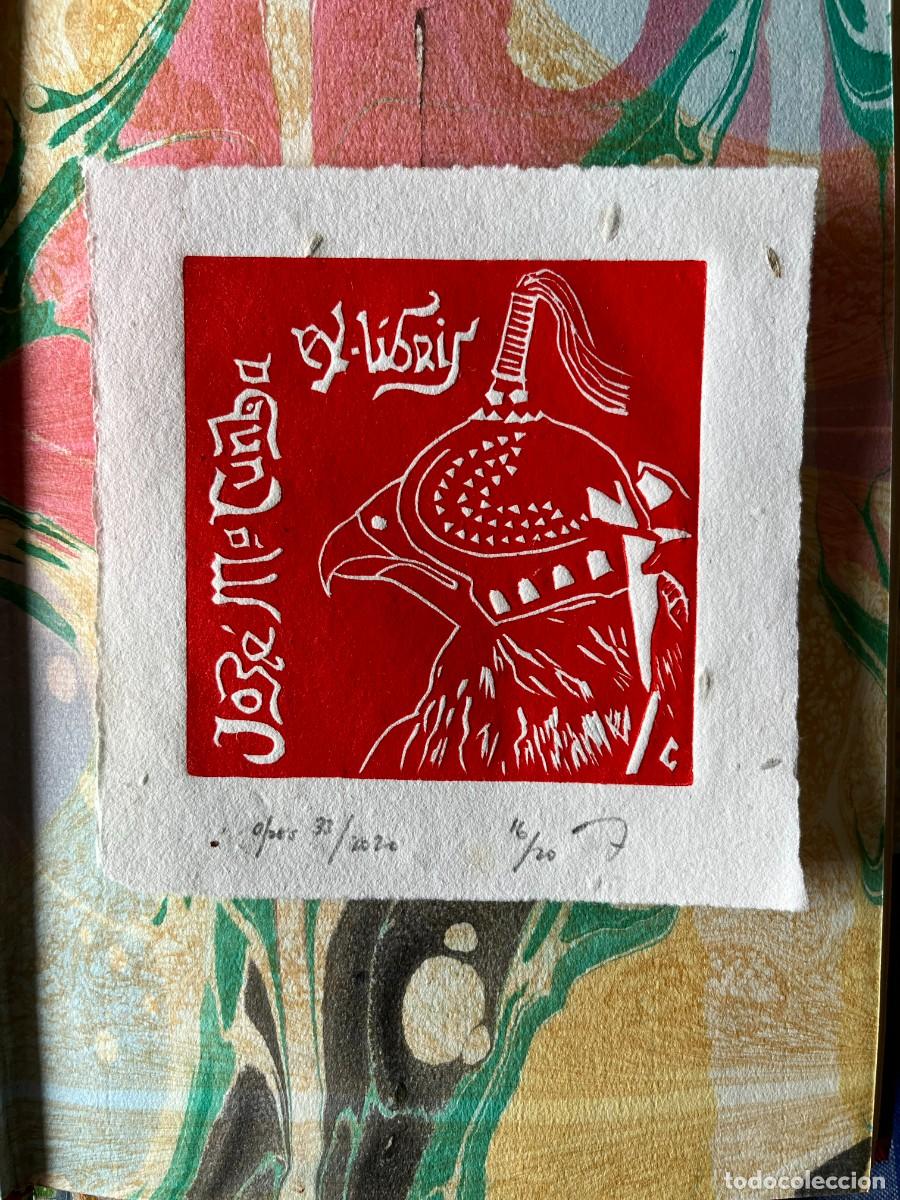 Arte: Ex-Libris Caza Falcoaria - Foto 1
