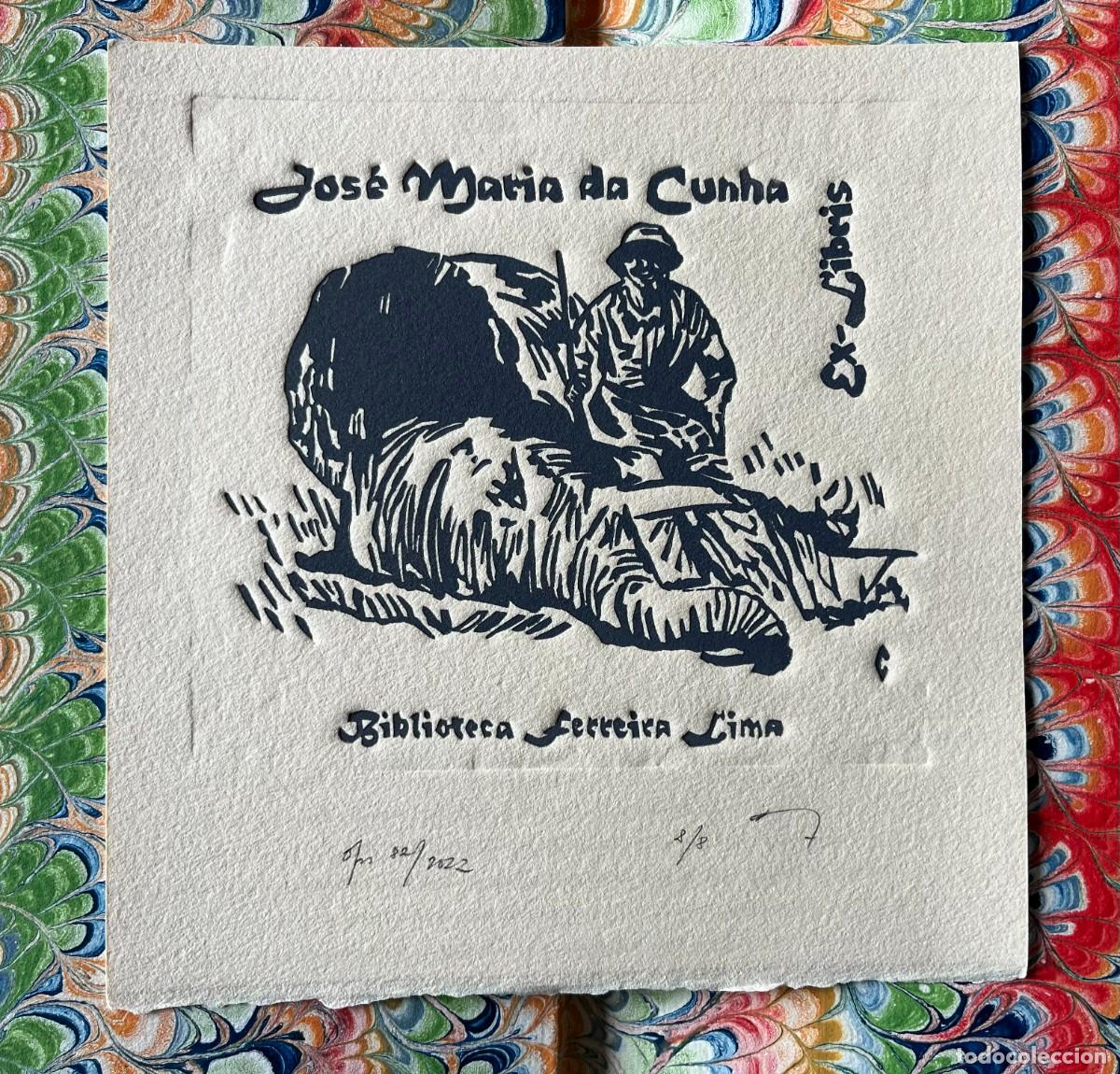 Arte: Ex-Libris Caza Africa - Foto 1