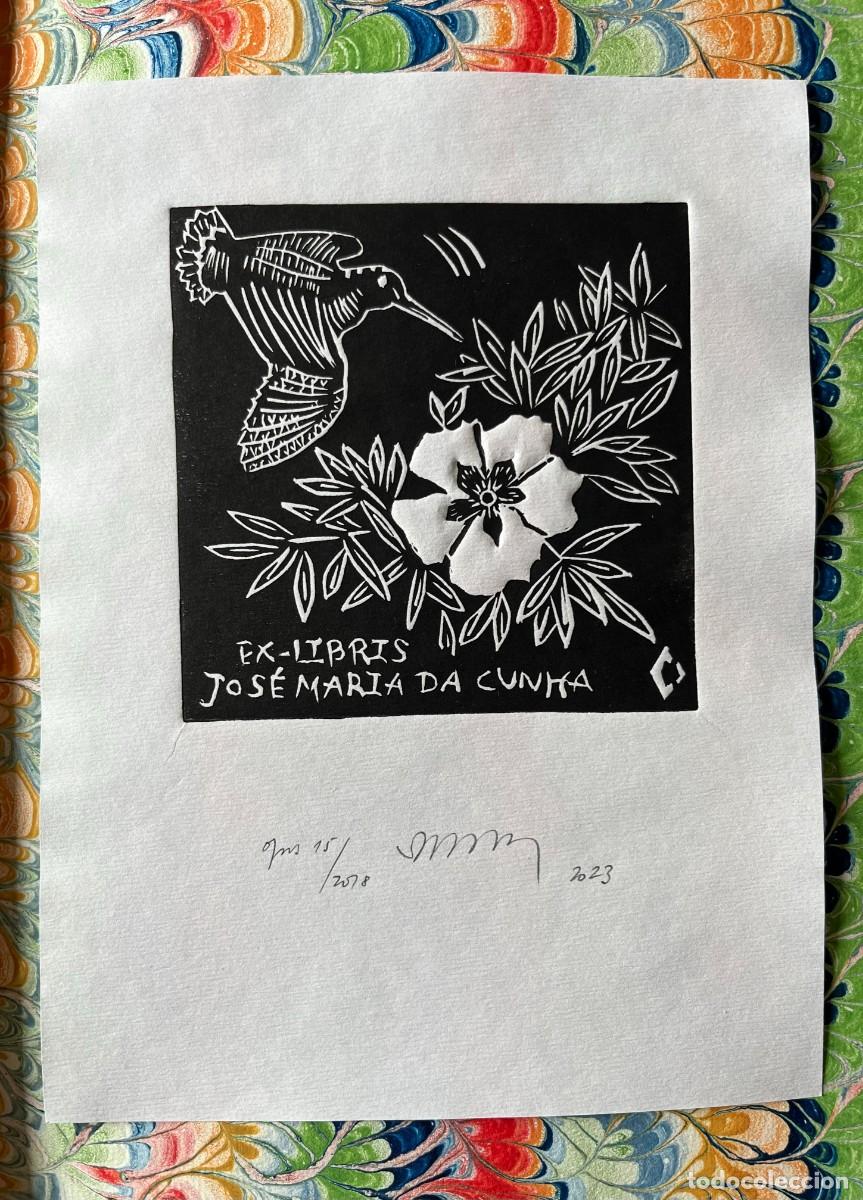 Arte: Ex-Libris Caza Becada - Foto 1
