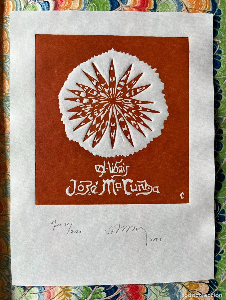 Arte: Ex-Libris Caza Becada - Foto 1