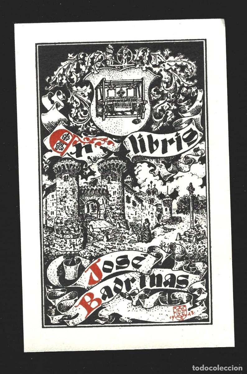 Arte: Ex libris Jos&eacute; Badrinas - Foto 1