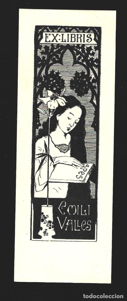 Arte: Ex libris Emili Vall&egrave;s - Foto 1