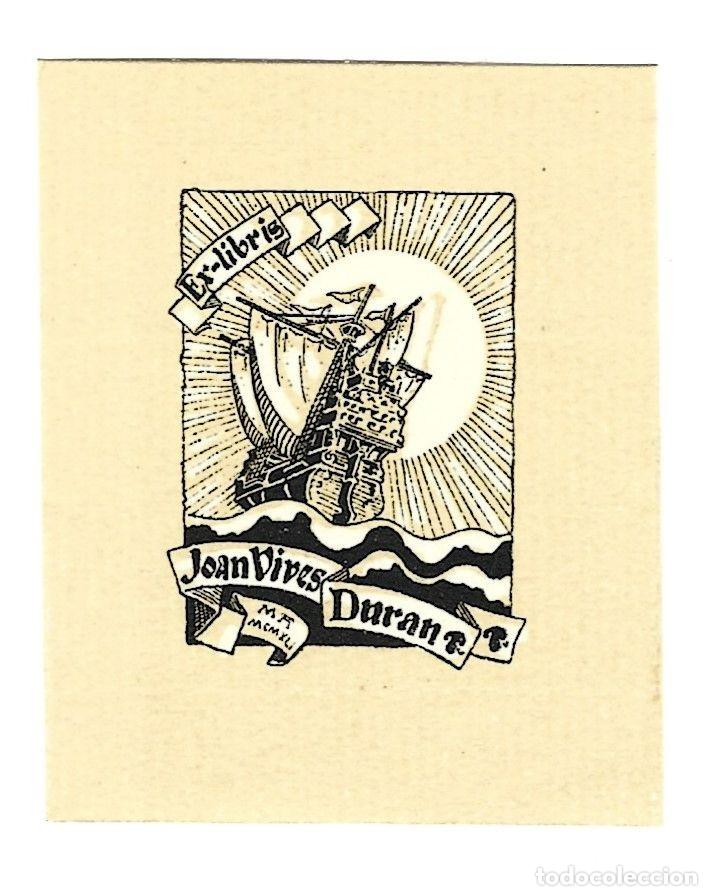 Arte: Ex libris Joan Vives Duran - Foto 1